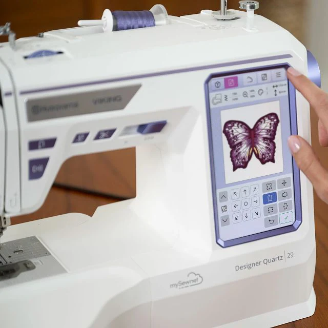 HUSQVARNA® VIKING® DESIGNER QUARTZ™ 29 Sewing & Embroidery Machine - Image 9
