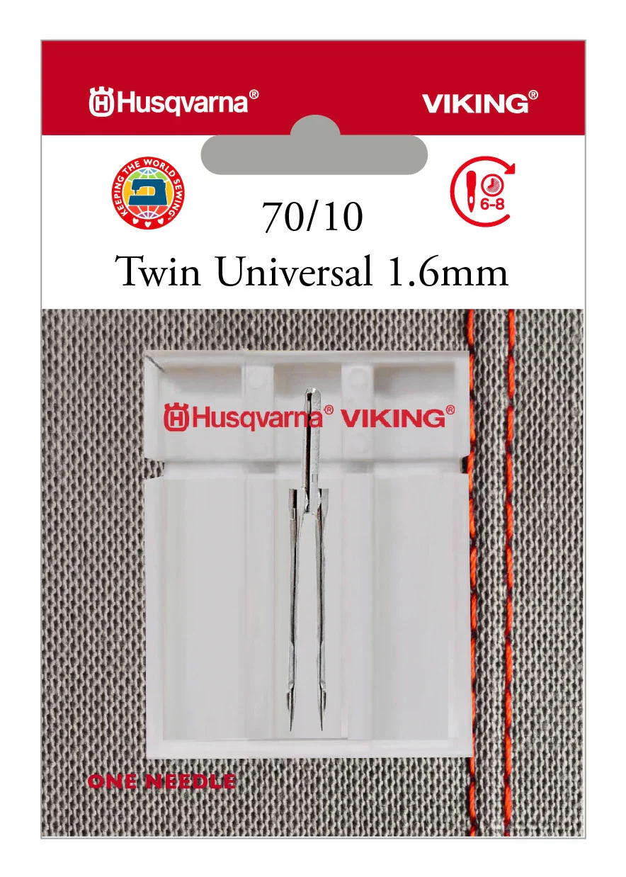 HUSQVARNA® VIKING® Twin Universal 1.6mm Needle Size 70/10