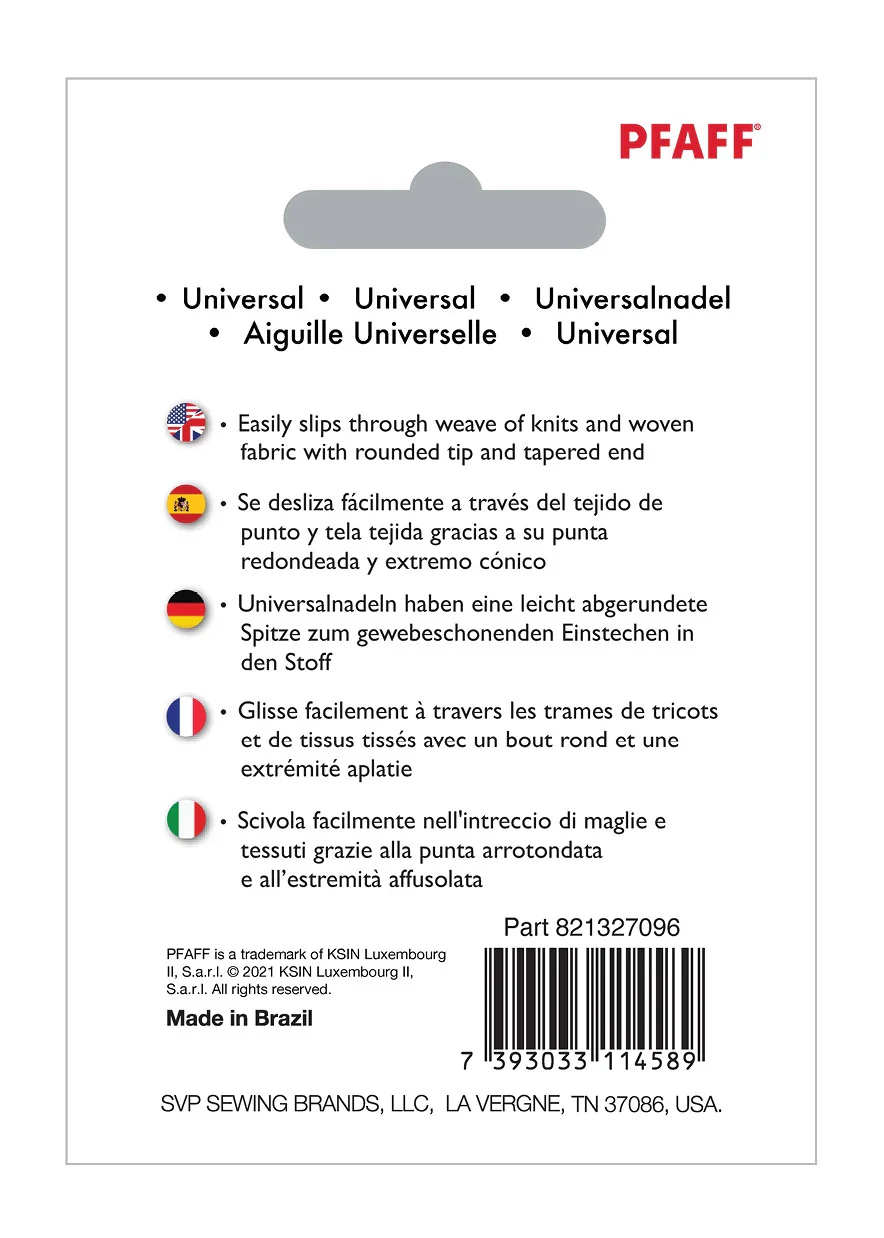 PFAFF® Universal Needles Size 100/16 10-pack - Image 2