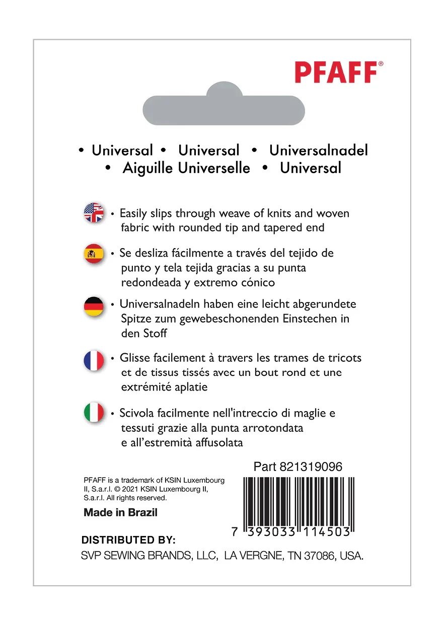 PFAFF® Universal Needles Size 70/10 5-pack - Image 2