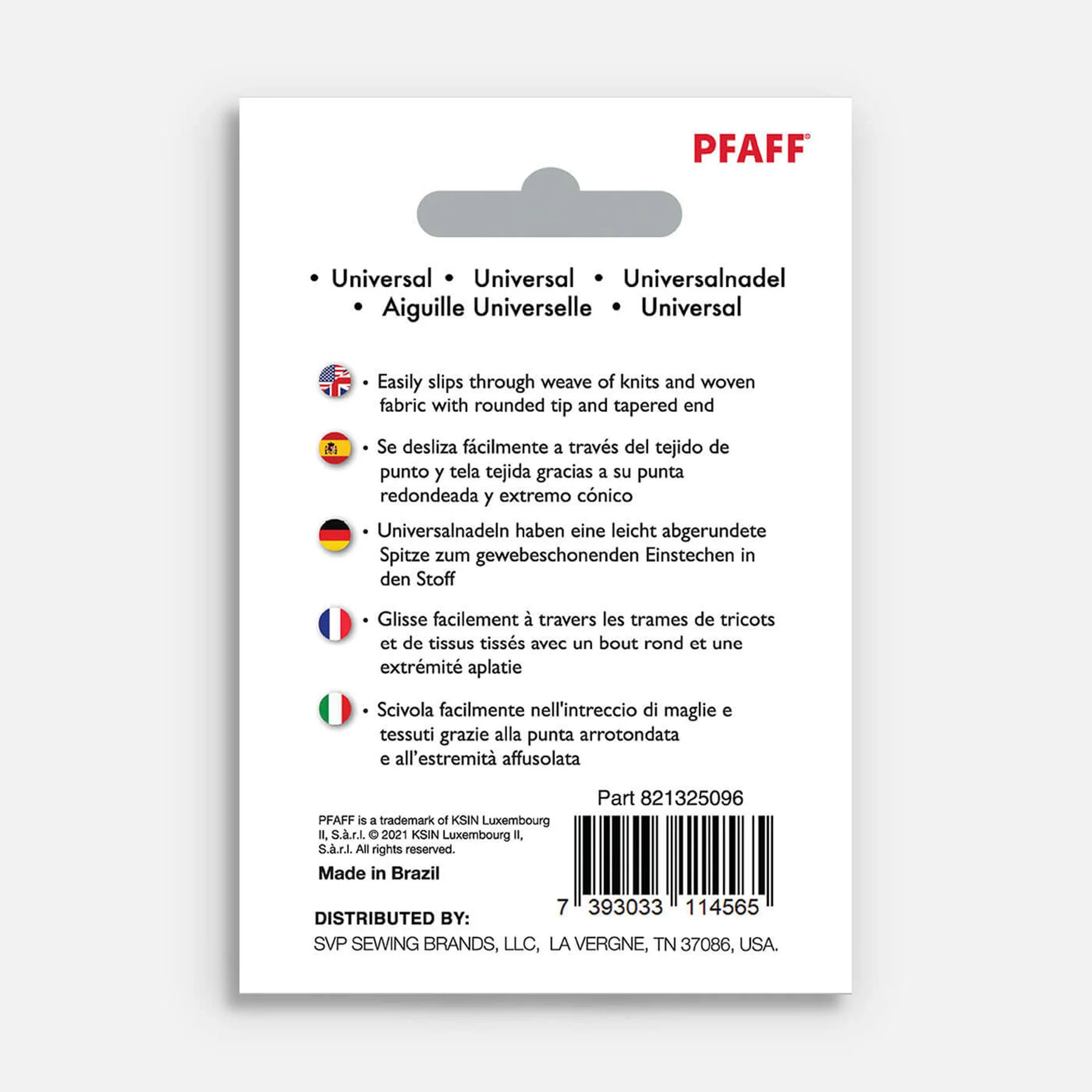 PFAFF® Universal Needles Size 80/12 10-pack - Image 2